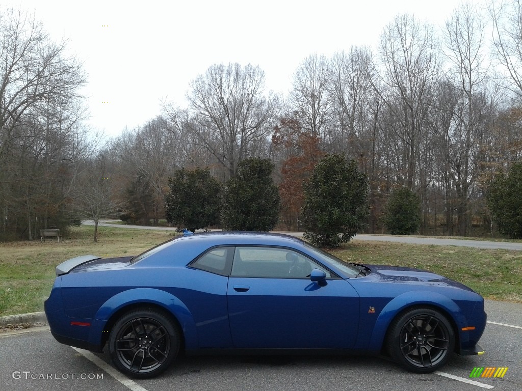 2020 Challenger R/T Scat Pack Widebody - IndiGo Blue / Black photo #5