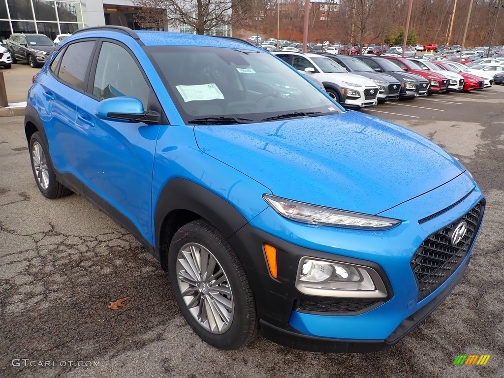 Surf Blue 2020 Hyundai Kona SEL AWD Exterior Photo #136663943