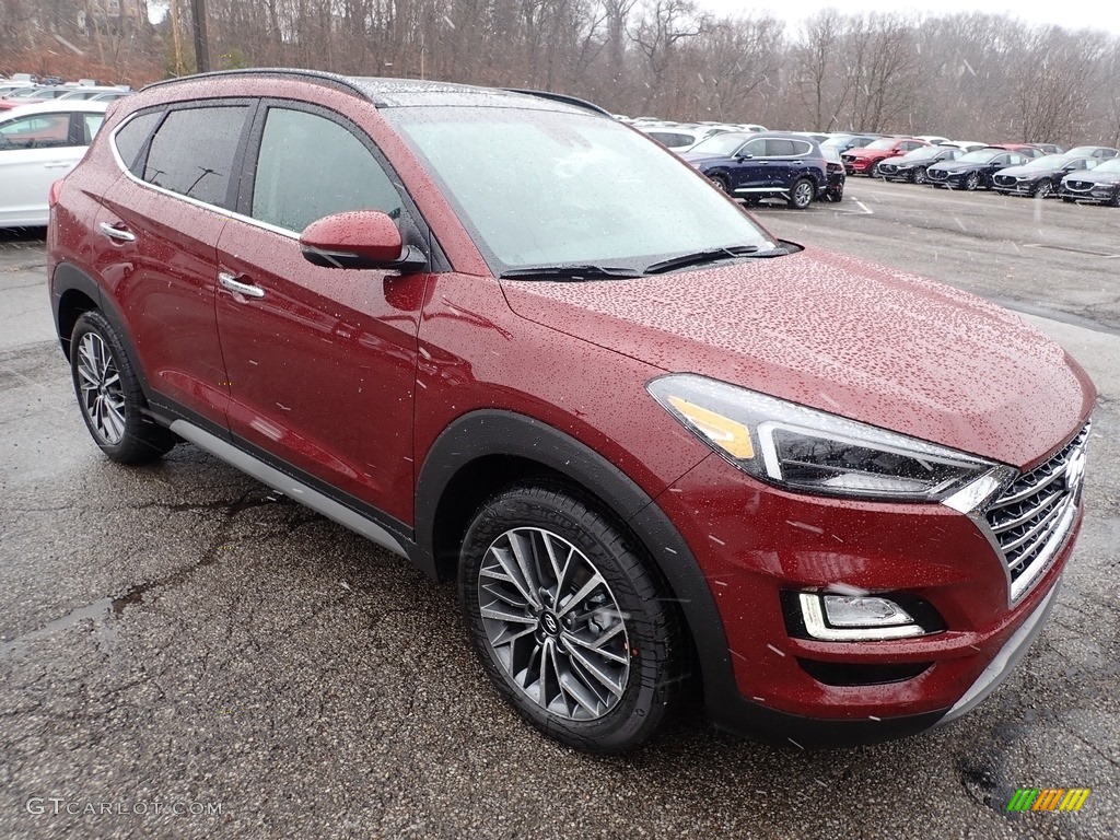 2020 Tucson Ultimate AWD - Gemstone Red / Black photo #3