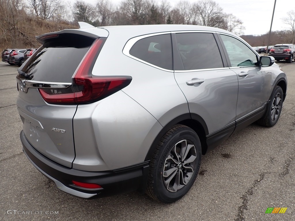 2020 CR-V EX AWD - Lunar Silver Metallic / Black photo #4