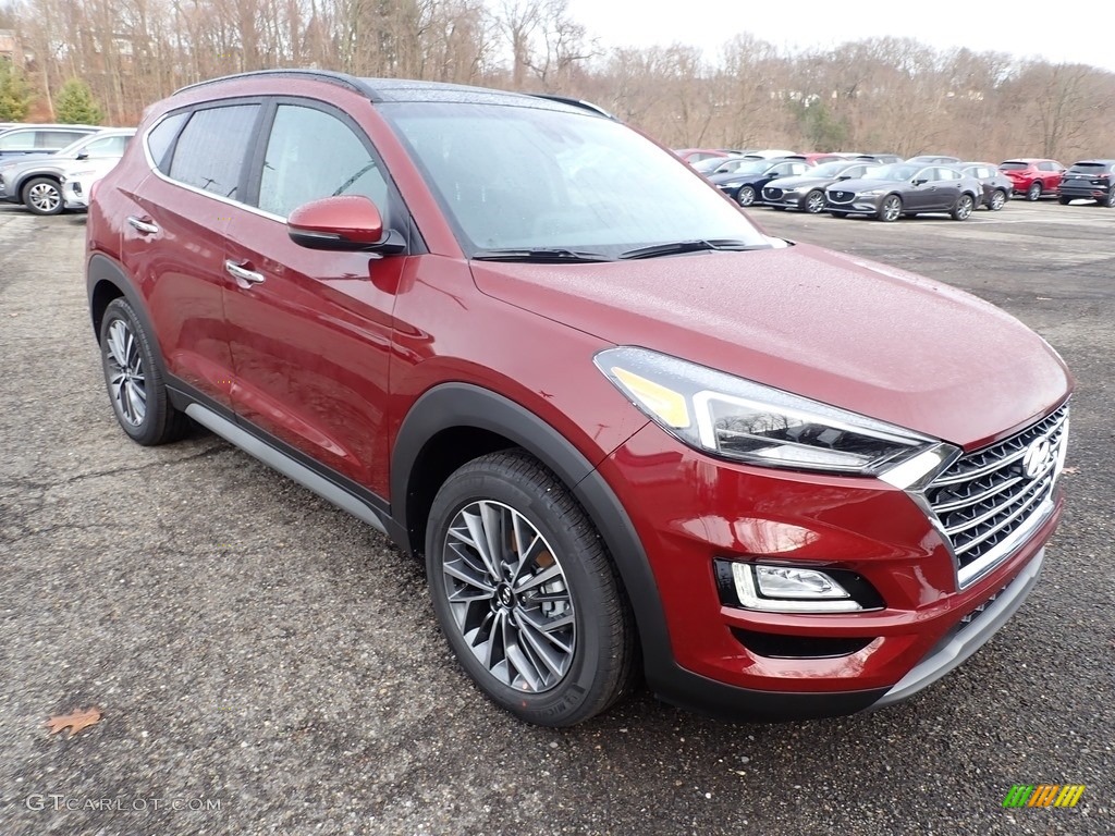 Gemstone Red 2020 Hyundai Tucson Ultimate AWD Exterior Photo #136665245
