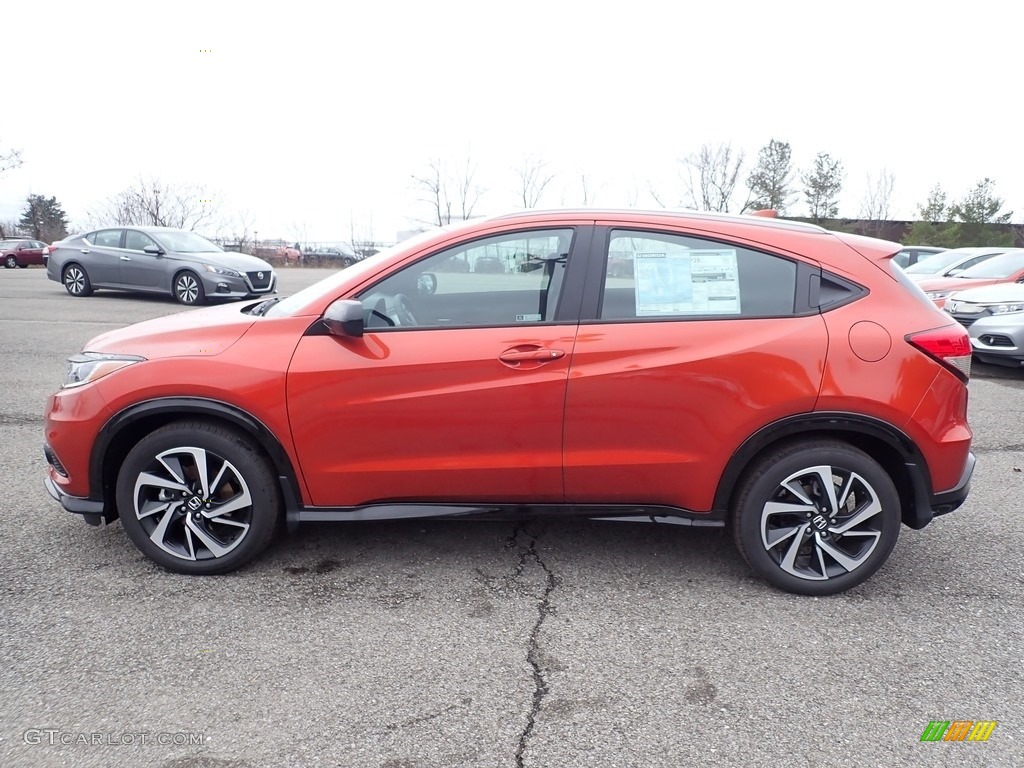 Orangeburst Metallic 2020 Honda HR-V Sport AWD Exterior Photo #136665383
