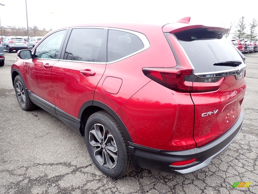 2020 CR-V EX-L AWD - Radiant Red Metallic / Gray photo #2