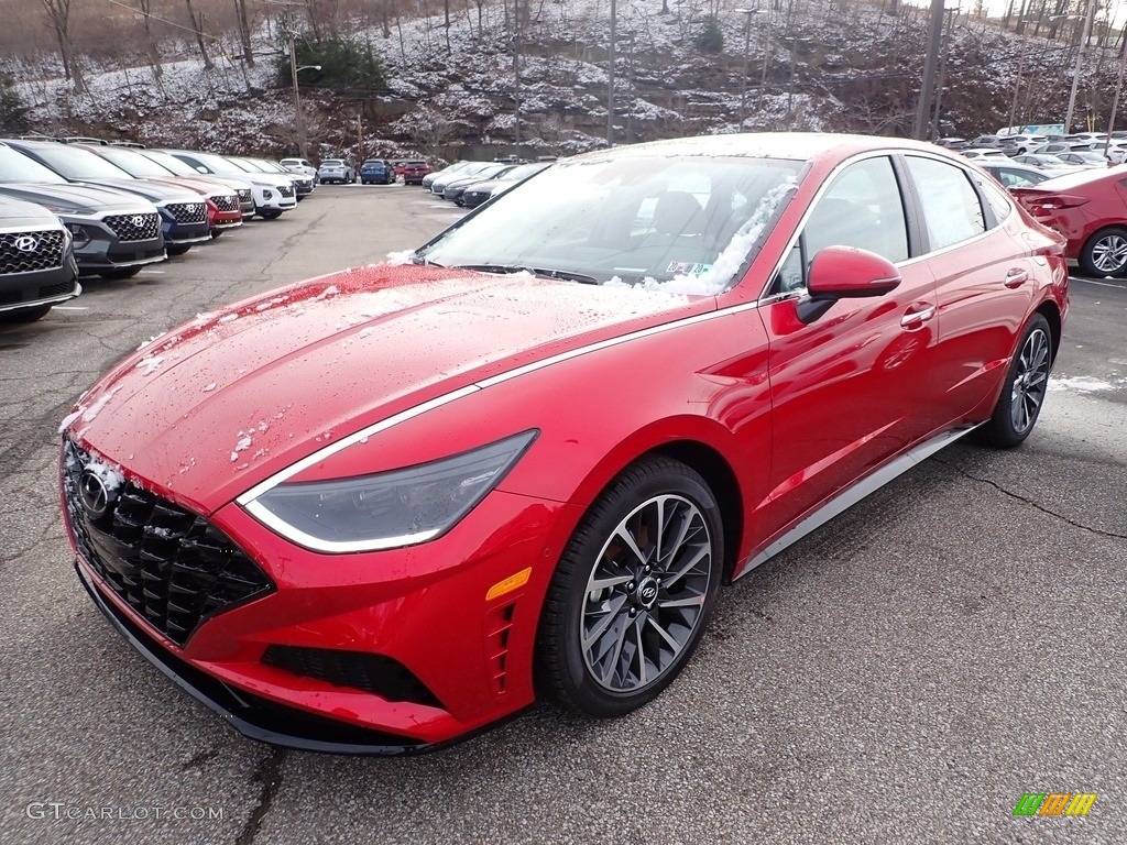 Calypso Red 2020 Hyundai Sonata Limited Exterior Photo #136666274