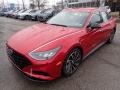 2020 Calypso Red Hyundai Sonata SEL Plus  photo #5