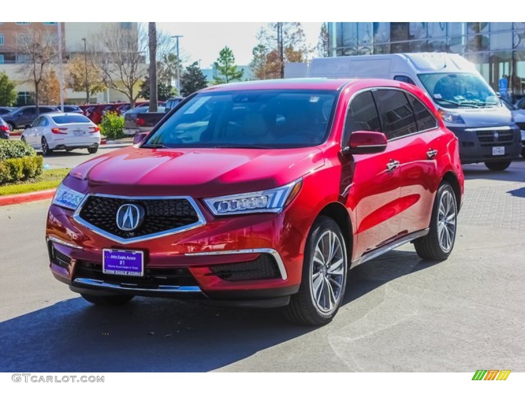 Performance Red Pearl 2020 Acura MDX Technology Exterior Photo #136669850