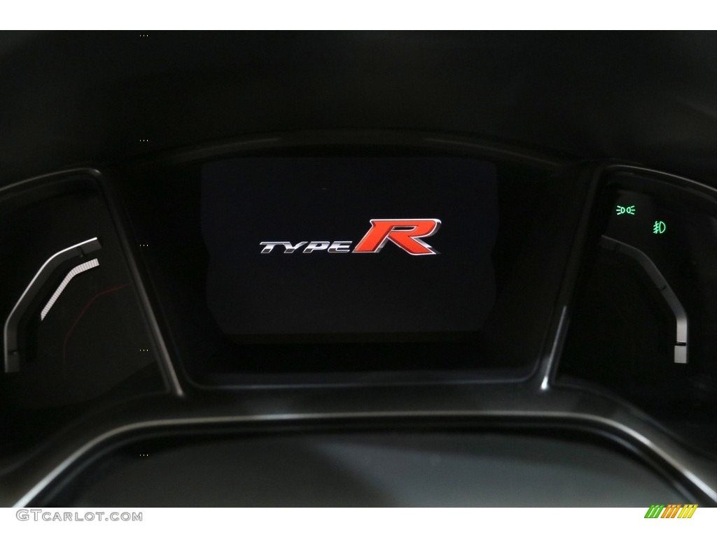 2018 Civic Type R - Crystal Black Pearl / Type R Red/Black Suede Effect photo #8