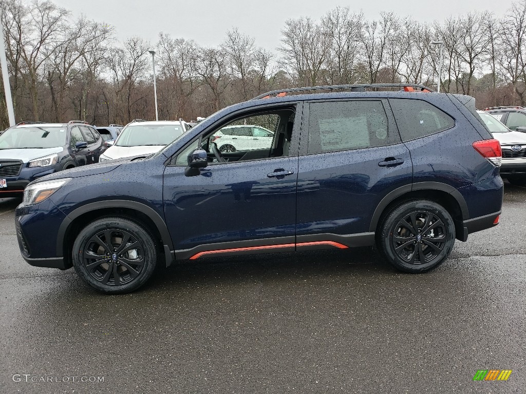 Dark Blue Pearl 2020 Subaru Forester 2.5i Sport Exterior Photo #136672159