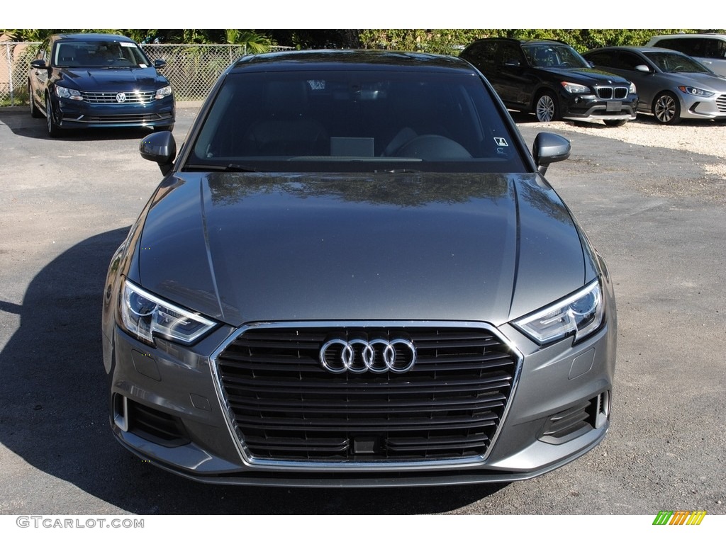 2018 A3 2.0 Premium - Florett Silver Metallic / Black photo #3