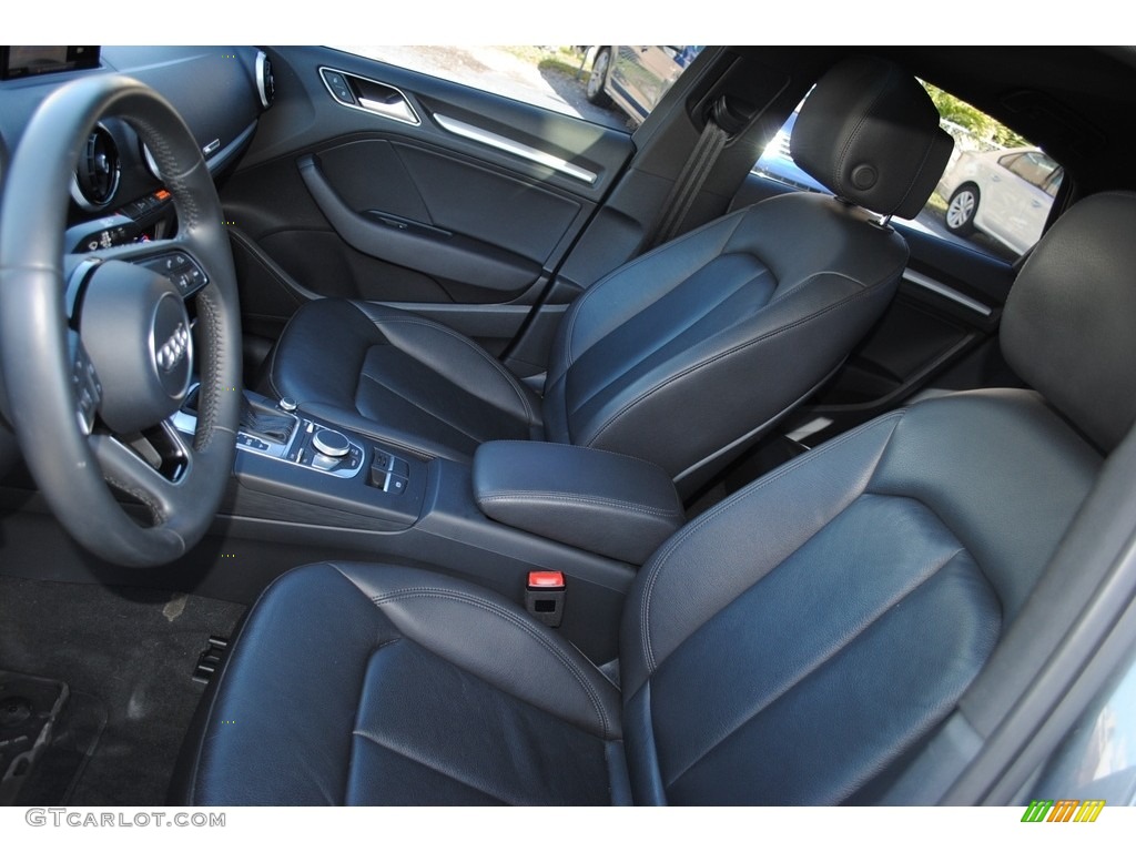 2018 A3 2.0 Premium - Florett Silver Metallic / Black photo #12