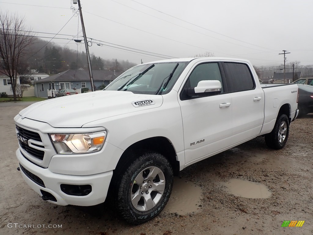 2020 1500 Big Horn Crew Cab 4x4 - Bright White / Black/Diesel Gray photo #1