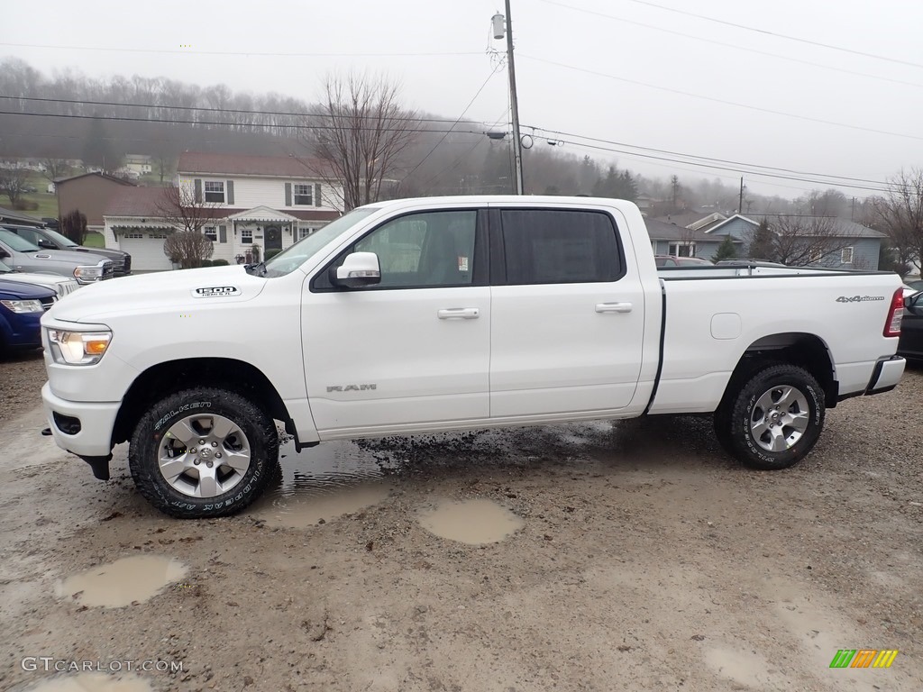 2020 1500 Big Horn Crew Cab 4x4 - Bright White / Black/Diesel Gray photo #2