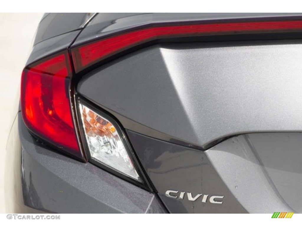 2020 Civic Sport Coupe - Modern Steel Metallic / Black photo #6