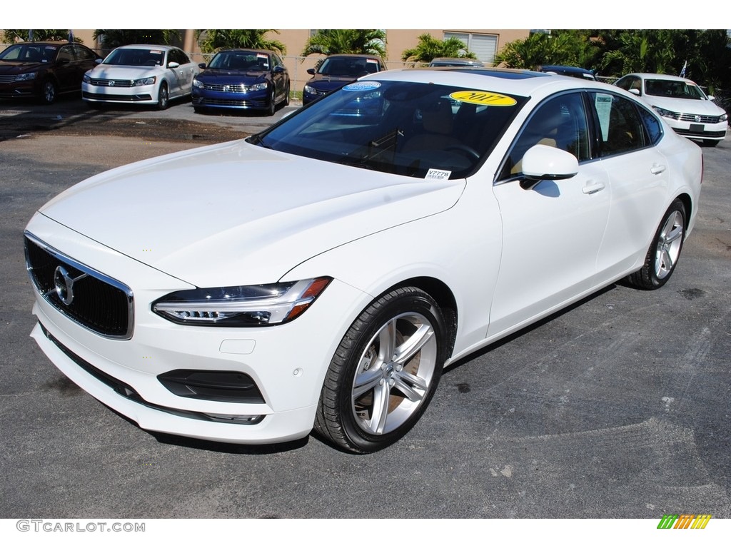 Ice White 2017 Volvo S90 T5 Exterior Photo #136674924