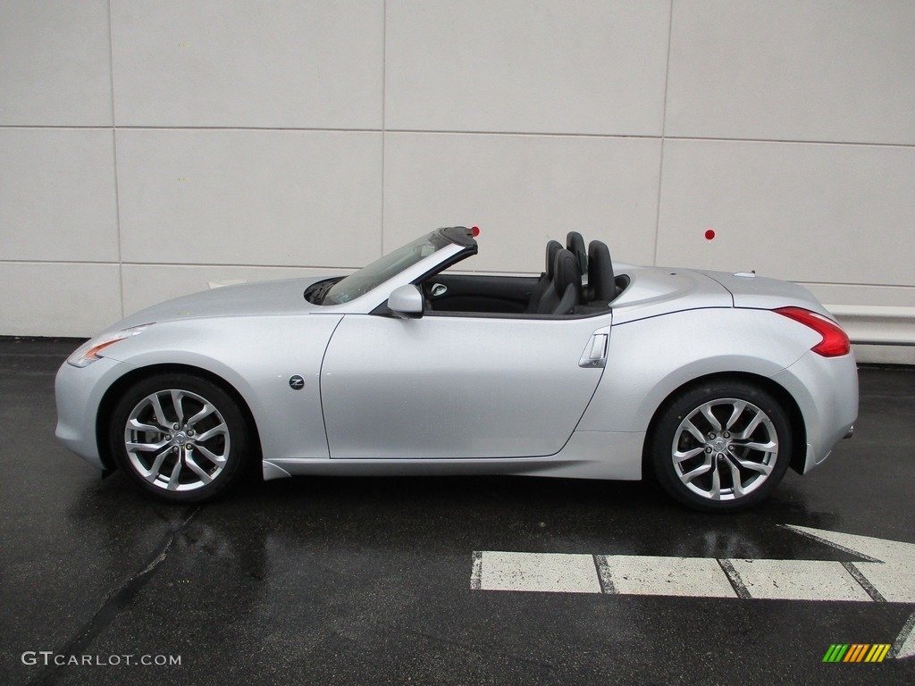 2010 370Z Touring Roadster - Brilliant Silver / Black Leather photo #2