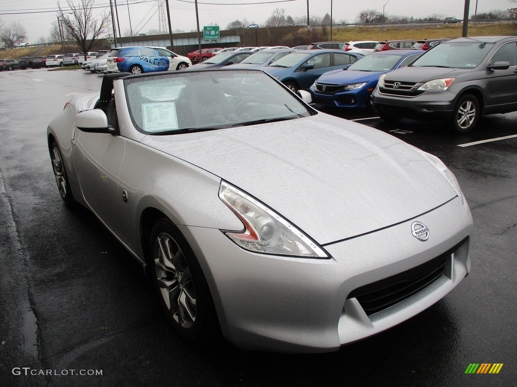 2010 370Z Touring Roadster - Brilliant Silver / Black Leather photo #7