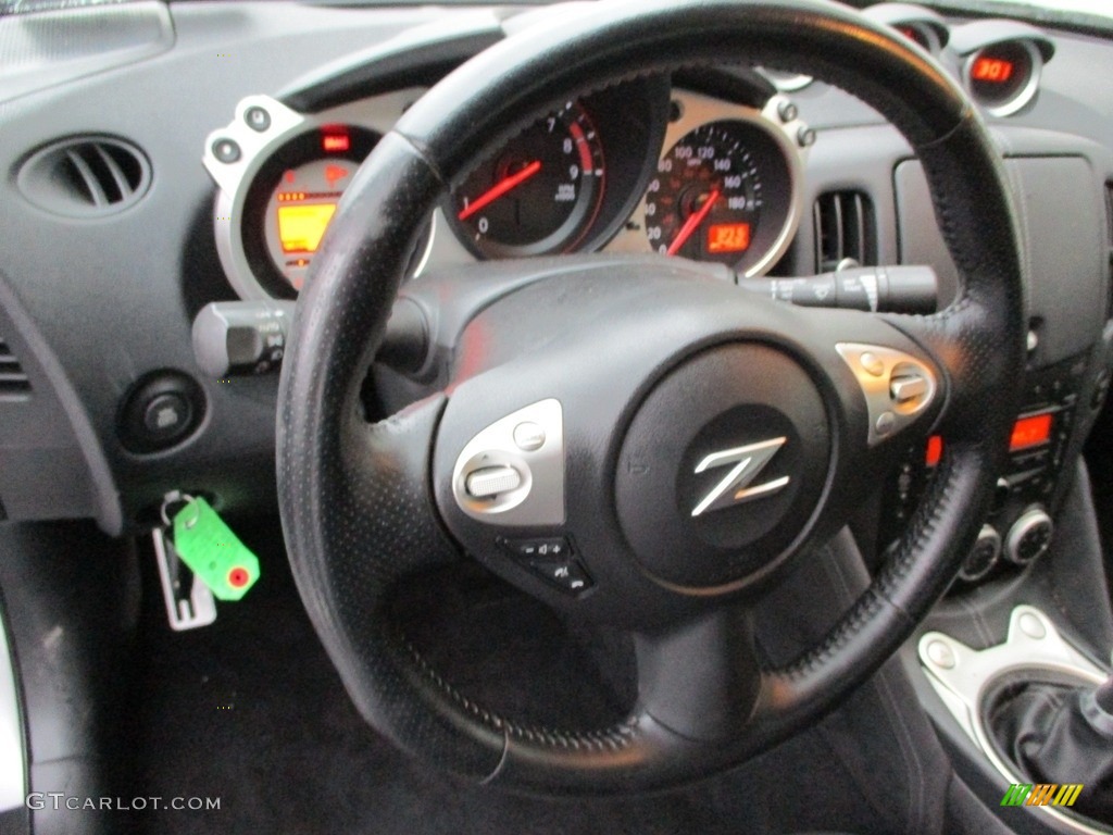 2010 370Z Touring Roadster - Brilliant Silver / Black Leather photo #14