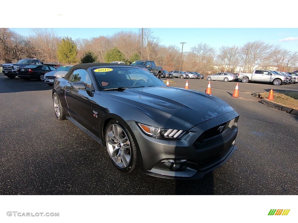 2015 Mustang GT Premium Convertible - Black / Dark Saddle photo #1