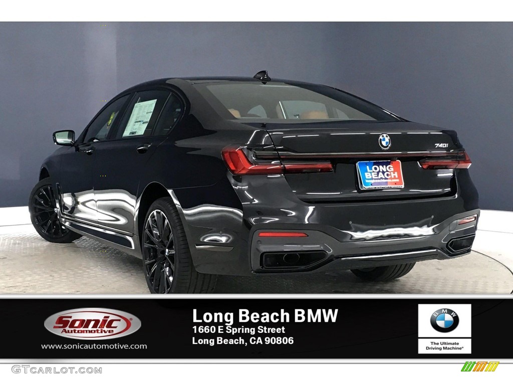 2020 7 Series 740i Sedan - Black Sapphire Metallic / Cognac photo #2