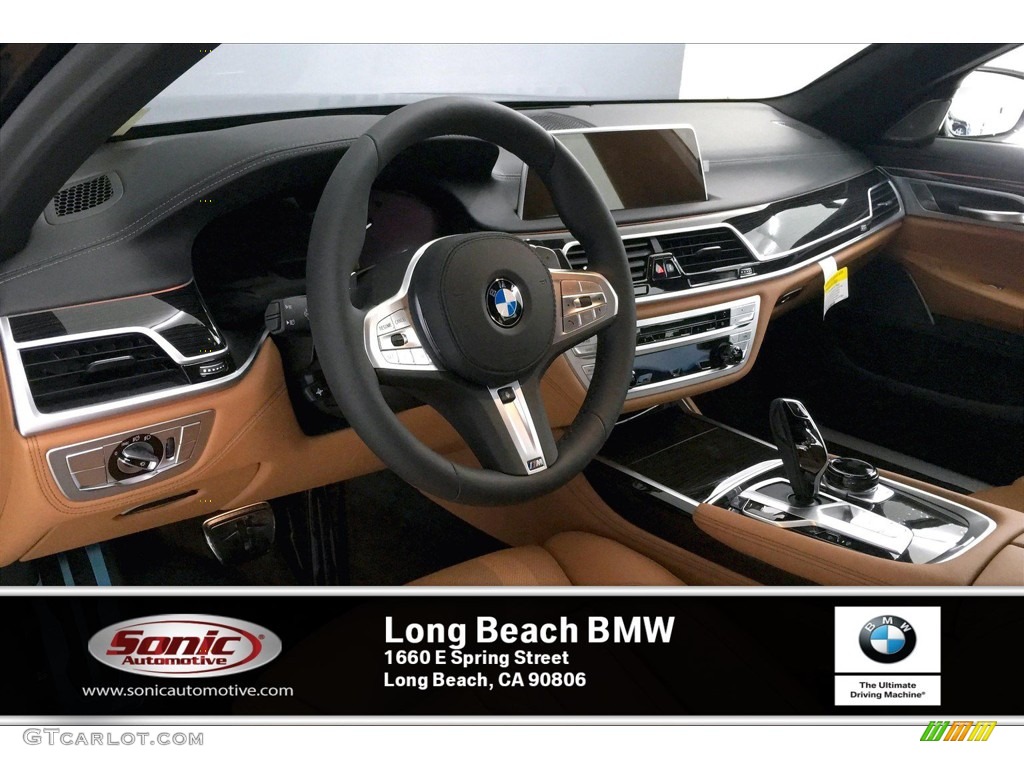 2020 7 Series 740i Sedan - Black Sapphire Metallic / Cognac photo #4