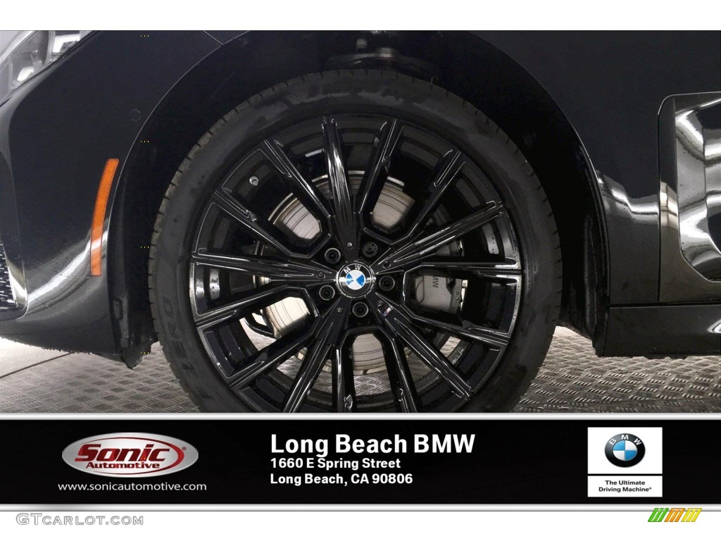 2020 7 Series 740i Sedan - Black Sapphire Metallic / Cognac photo #9