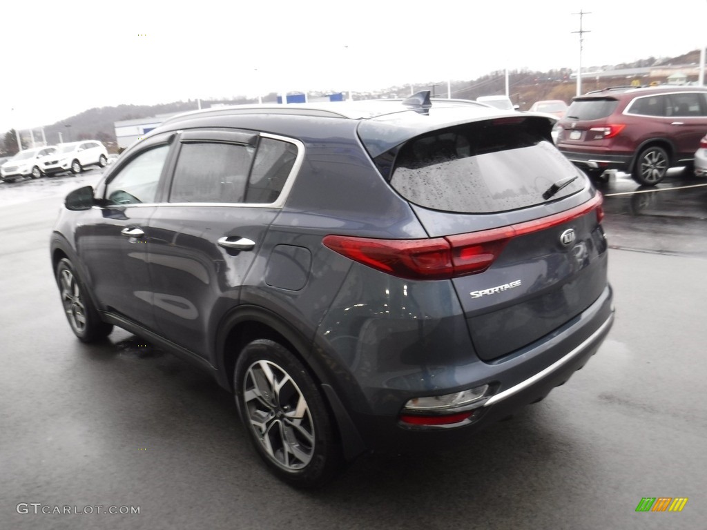 2020 Sportage EX AWD - Pacific Blue / Black photo #9