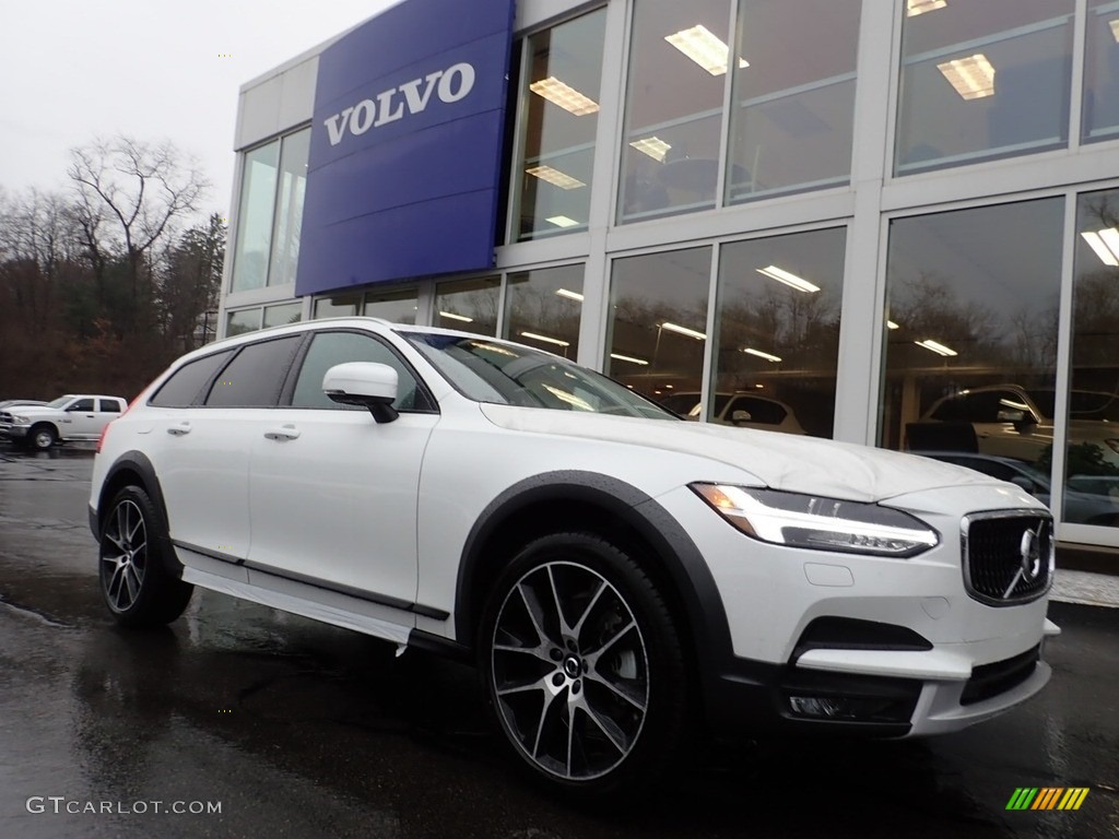 2020 V90 Cross Country T6 AWD - Crystal White Metallic / Charcoal photo #1