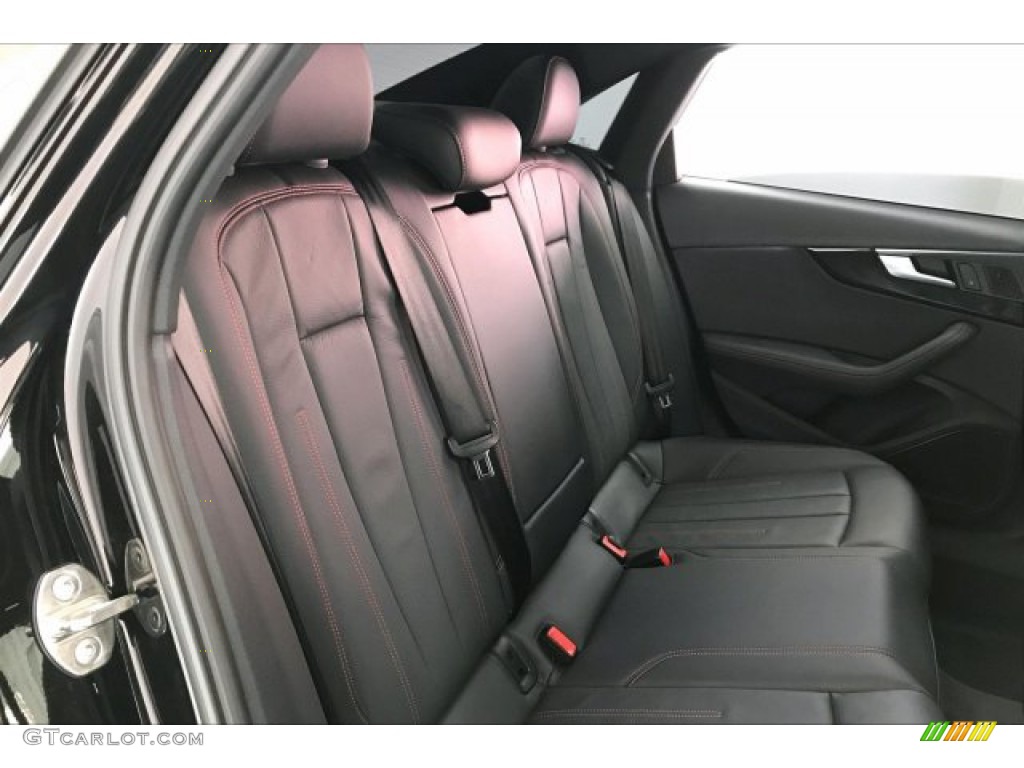 Black Interior 2019 Audi A4 Premium Plus quattro Photo #136685263