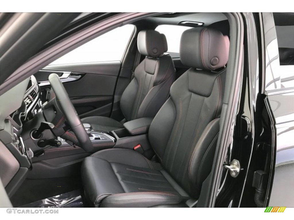Black Interior 2019 Audi A4 Premium Plus quattro Photo #136685287