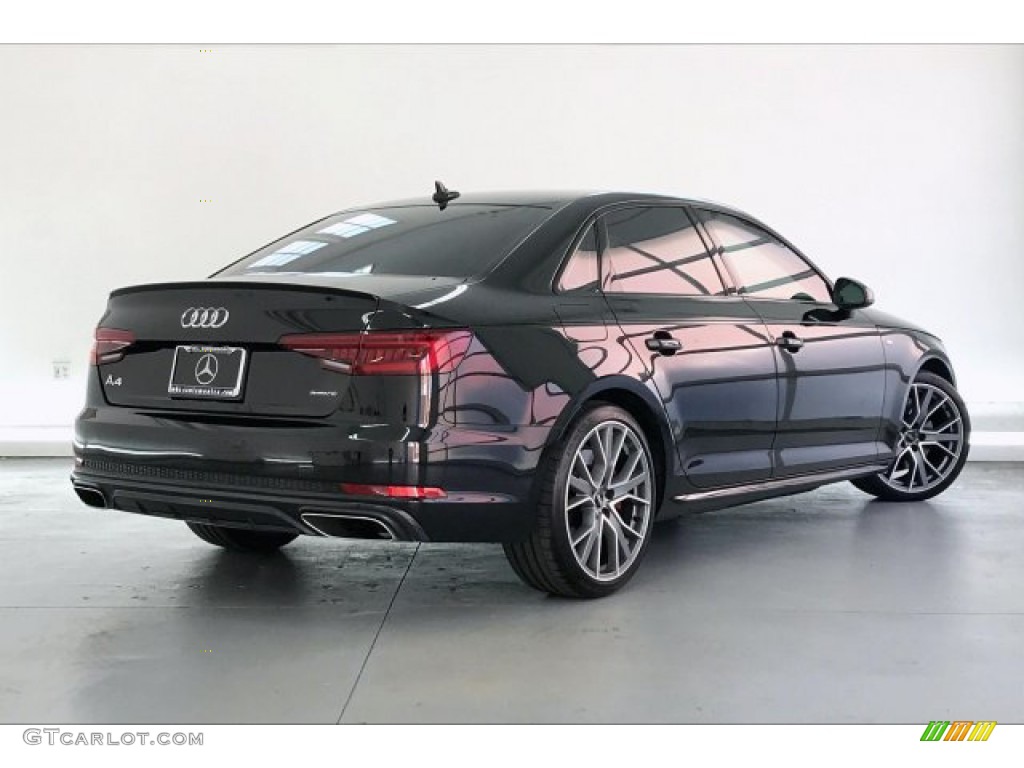 Brilliant Black 2019 Audi A4 Premium Plus quattro Exterior Photo #136685323