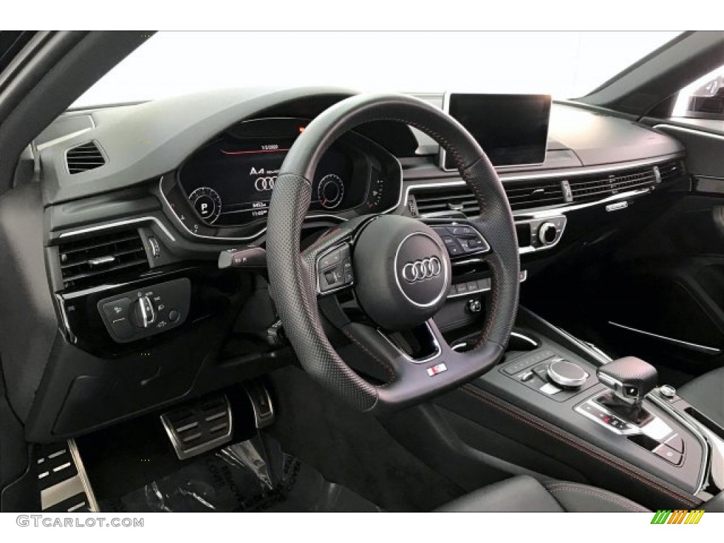 2019 Audi A4 Premium Plus quattro Black Dashboard Photo #136685428