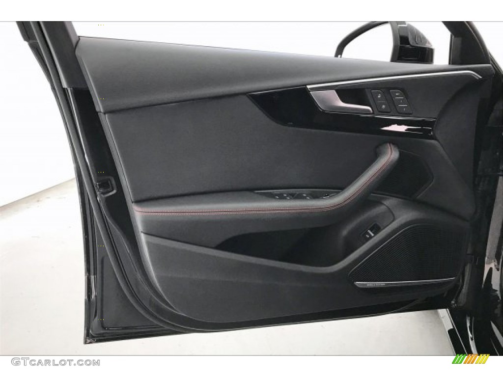 2019 Audi A4 Premium Plus quattro Black Door Panel Photo #136685476