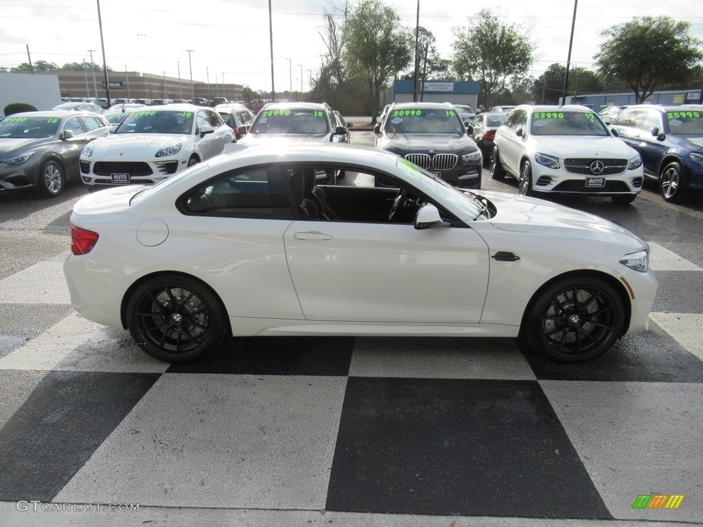 2019 M2 Competition Coupe - Alpine White / Black w/Blue Stitching photo #3