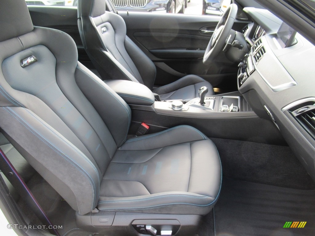 2019 M2 Competition Coupe - Alpine White / Black w/Blue Stitching photo #13