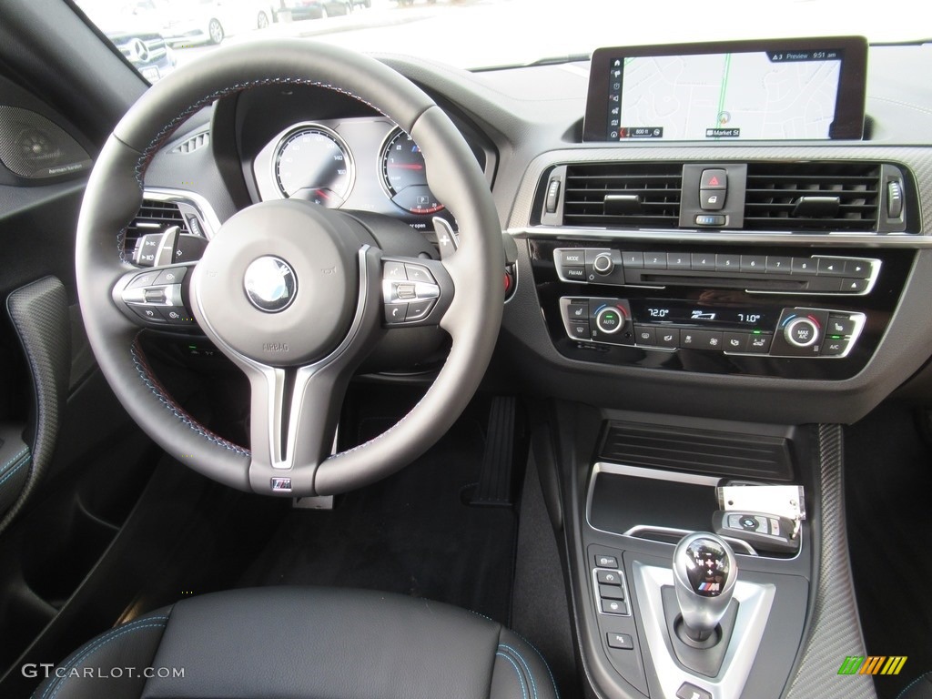 2019 M2 Competition Coupe - Alpine White / Black w/Blue Stitching photo #14