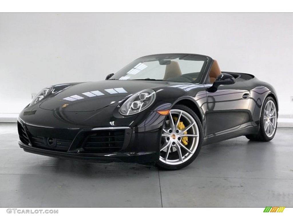 2019 911 Carrera Cabriolet - Black / Black/Luxor Beige photo #12