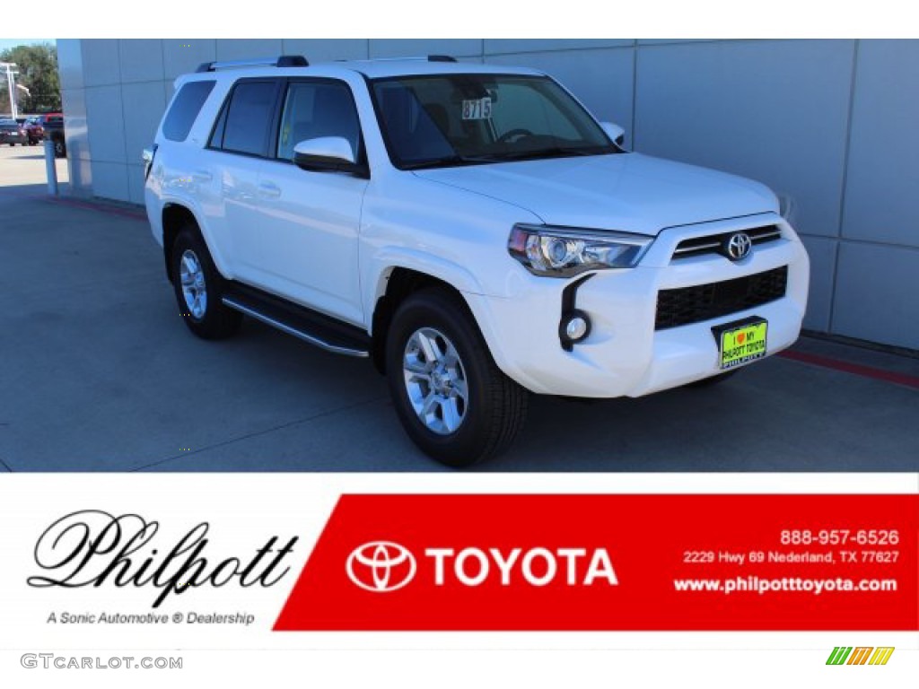 2020 4Runner SR5 - Super White / Graphite photo #1