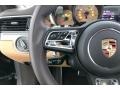 Black/Luxor Beige 2019 Porsche 911 Carrera Cabriolet Steering Wheel