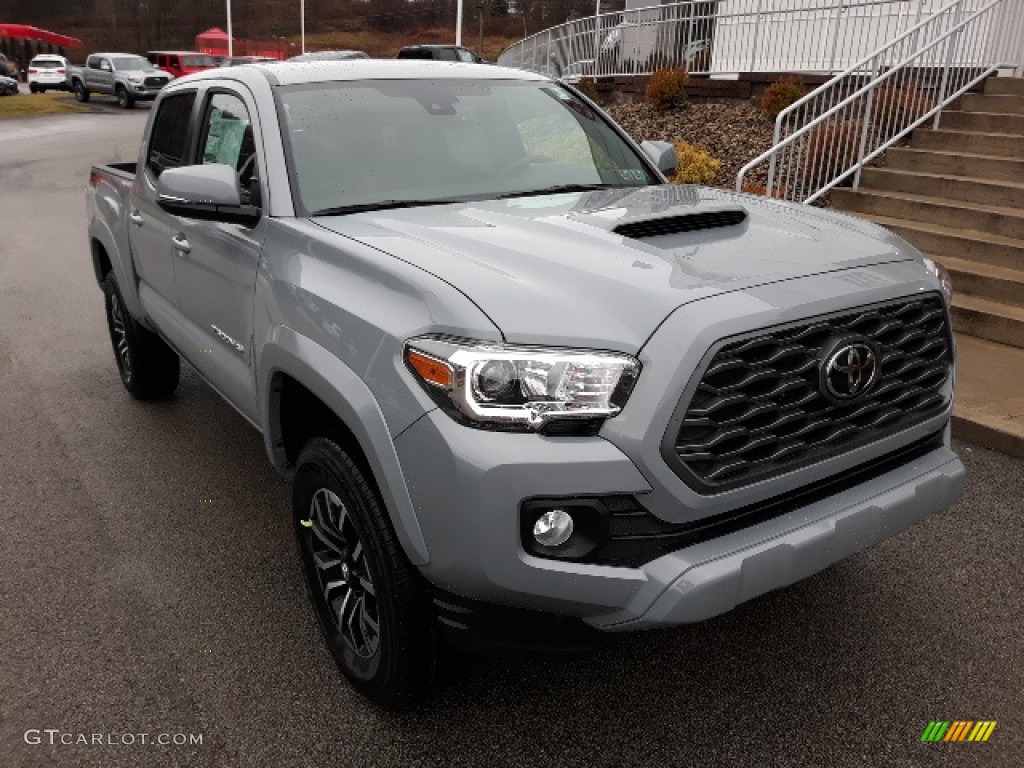 2020 Tacoma TRD Sport Double Cab 4x4 - Cement / TRD Cement/Black photo #1