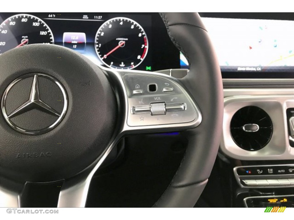 2020 Mercedes-Benz G 550 Black Steering Wheel Photo #136688272