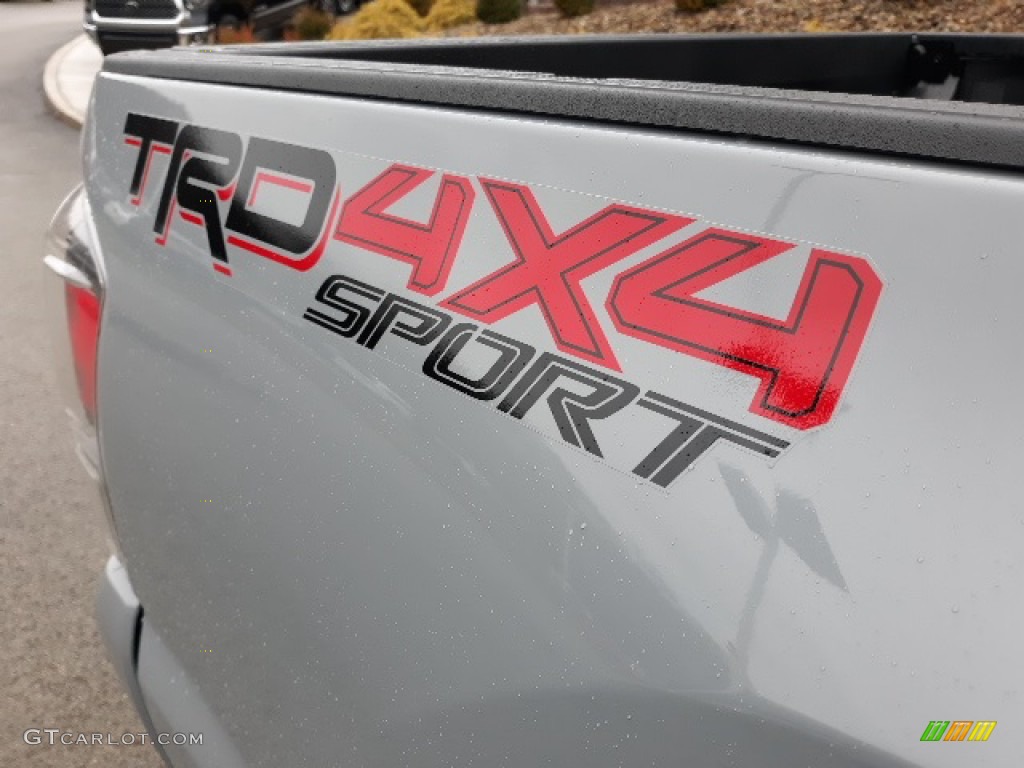 2020 Tacoma TRD Sport Double Cab 4x4 - Cement / TRD Cement/Black photo #28