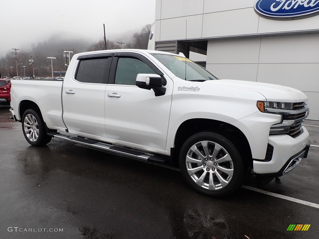 2020 Silverado 1500 High Country Crew Cab 4x4 - Iridescent Pearl Tricoat / Jet Black photo #8