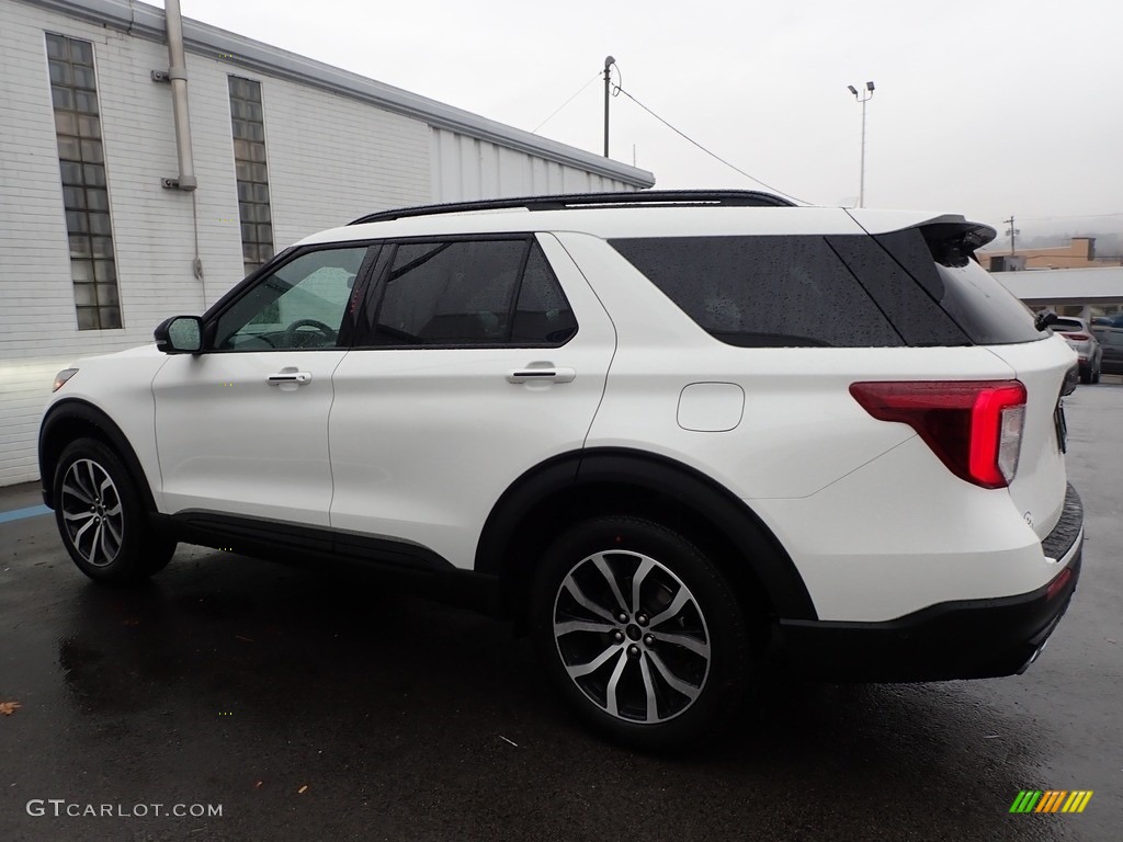 2020 Explorer ST 4WD - Star White Metallic Tri-Coat / Ebony photo #5