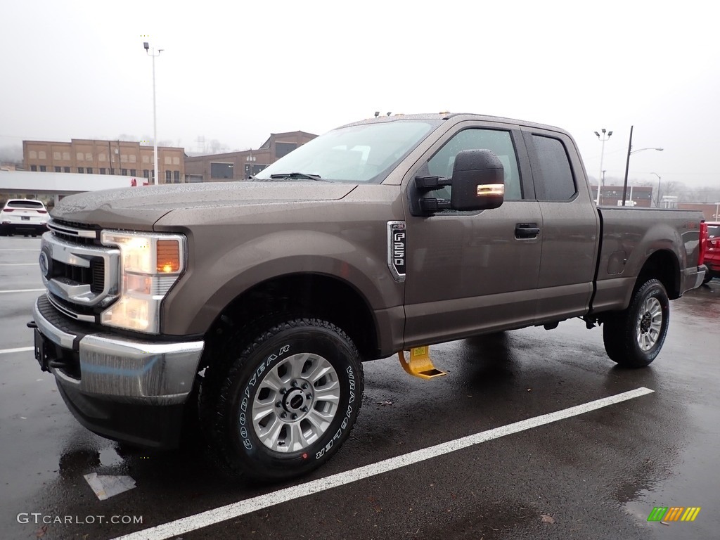 2020 F250 Super Duty XL SuperCab 4x4 - Stone Gray / Medium Earth Gray photo #6