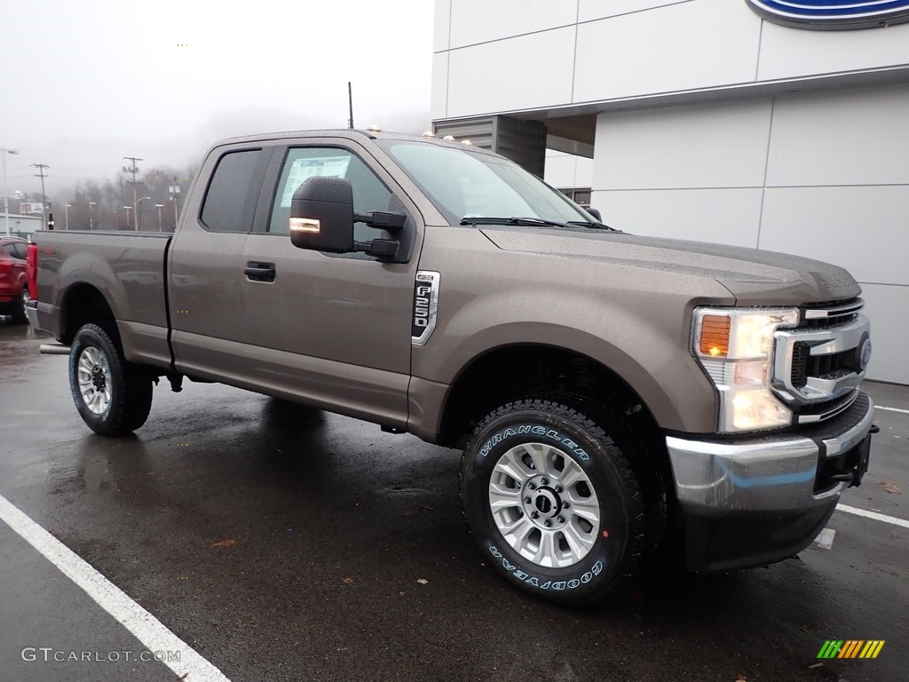 2020 F250 Super Duty XL SuperCab 4x4 - Stone Gray / Medium Earth Gray photo #8