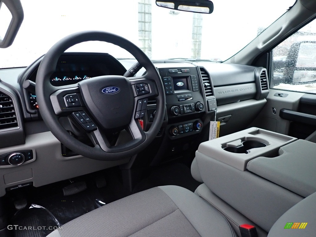 2020 F250 Super Duty XL SuperCab 4x4 - Stone Gray / Medium Earth Gray photo #14