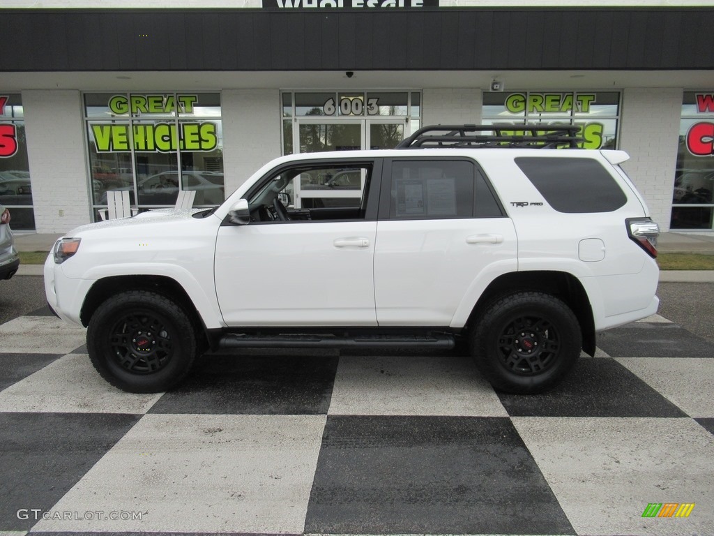 2019 4Runner TRD Pro 4x4 - Super White / Black photo #1