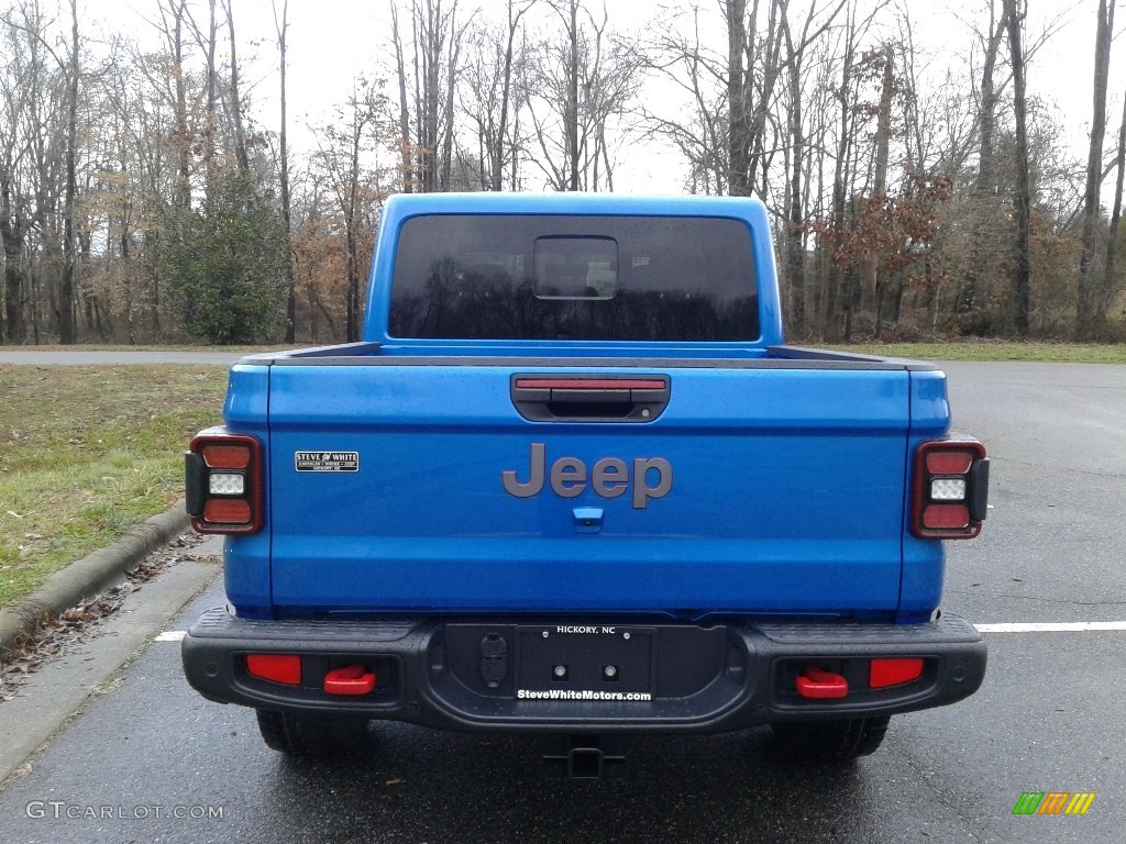 2020 Gladiator Rubicon 4x4 - Hydro Blue Pearl / Black photo #7