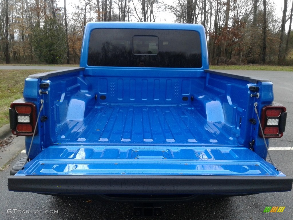 2020 Gladiator Rubicon 4x4 - Hydro Blue Pearl / Black photo #8
