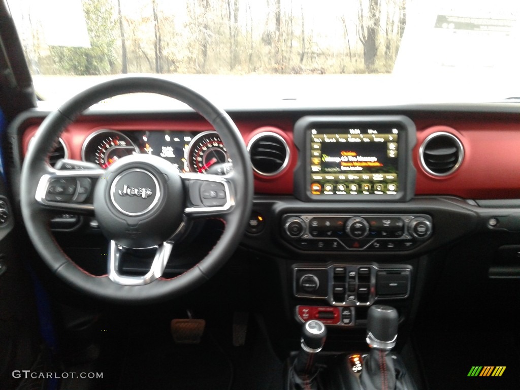 2020 Gladiator Rubicon 4x4 - Hydro Blue Pearl / Black photo #15